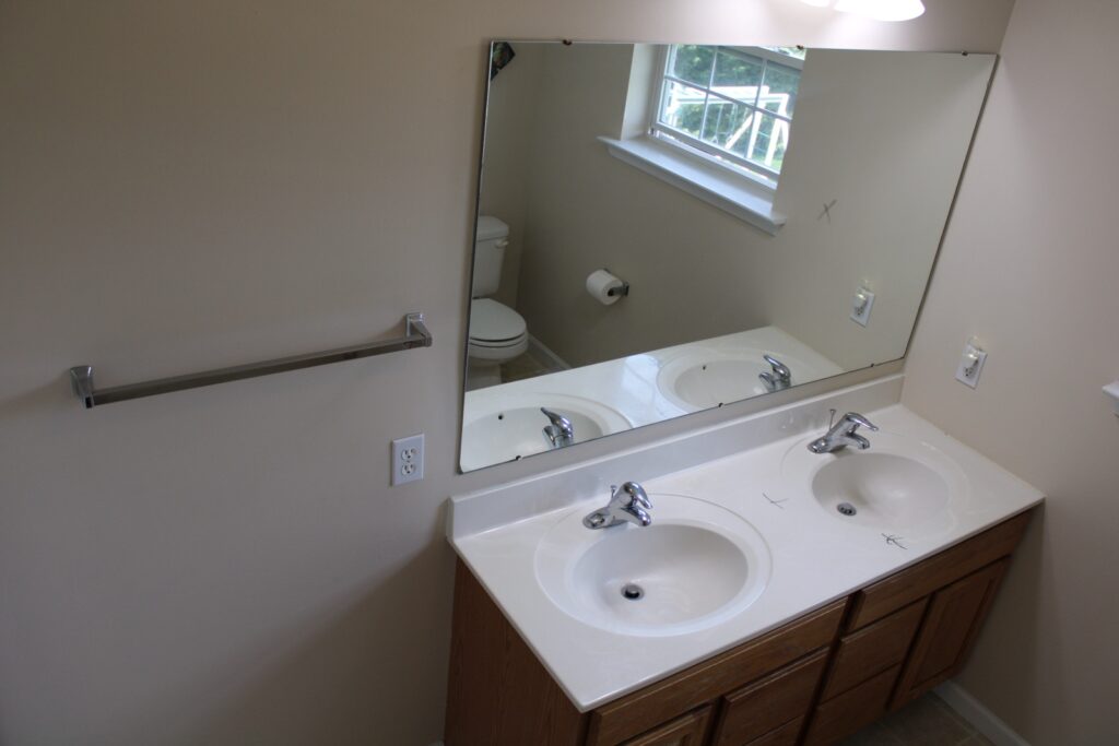 Master bathroom before remodeling in York, PA
